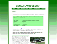 Tablet Screenshot of genoalawncenter.com